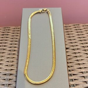 Lara Bohinc Gold Plate Half Round Necklace